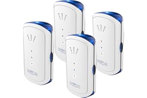 T-MENG Ultrasonic Pest Repellent - Electronic Pest Repeller Control Plug In for Insect Mice, Mouse, Bugs, Flea, Fly, Spiders, Mosquitoes, Roaches, Ants, 2024 NEW (4 Pack)