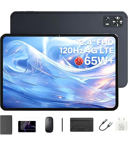 Android Tablet 13 Inch,ZPad2 Android 16 Tablet with Keyboard SIM