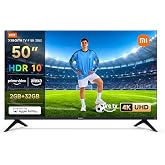 XIAOMI TV F 50, 50 pollici (127 cm), 4K UHD, Smart TV, Fire TV, Triple Tuner DVB-C/S/S2/T/T2,HDR10, MEMC, Modalità Game Boost