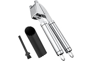 GADGET HERO Gadget-Hero silikonowa obieraczka do czosnek + wyciskarka – nadaje się do mycia w zmywarce, wytrzymała i łatwa do czyszczenia – wydajna obieraczka do szybkiego przetwarzania