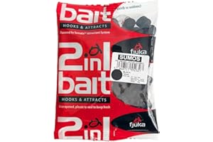 Fjuka Cebo de Pesca 2 en 1 "Sumo de 14 mm, Cebo de Peces Grandes, Anzuelo y pienso, Carpa, barbo, tenca, besugo