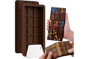 ZYJBD 2 pezzi Stampo per profondo cioccolato Dubai in silicone, 3 cm di profondità stampo antiaderente per barretta di cioccolato, Ottimo per DIY barrette di cioccolato, praline, Torte Muffa, 1 raschietto
