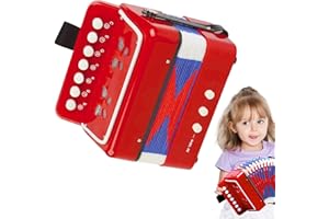 Maciun Accordion Musical Instrument Toy for Kids | Portable Early Development Educational Music Toy for Boys Children Beginners