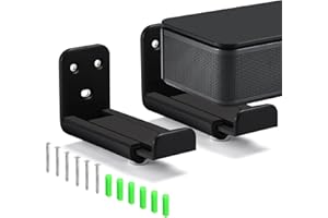 Fenmaru Soundbar Supporto per TV Appesa, Soundbar da Parete Universale Soundbar con una Profondità di 8,5 – 13,5 cm, Supporto per Sony/Bose/JBL/Samsung Soundbar Altoparlanti