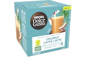 Nescafé Dolce Gusto Café au Lait de Coco - Café - 72 Capsules (Pack de 6 boîtes x 12)