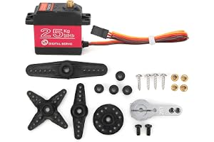 RC SERVODIGITAL SERV DS3225MG 25 Kg RC Vattentät Digital Servo med Högt Vridmoment för 1/8 1/10 1/12 RC -bil och och Genomgått Proof RC Servohigh Torque ServoServo för 1/8 1/10 RC
