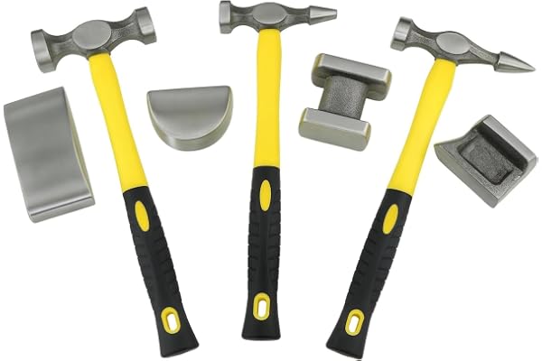 TOPWAY 7Pcs Car Body Repair Tool Set Professional 454230 (Budget)