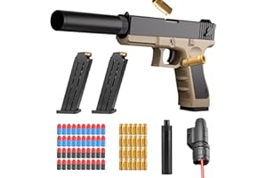 DAZZTIME Zabawkowy pistolet piankowy, pistolet dla dzieci, zabawka z miękkiej pianki, 12+ prezent dla dzieci