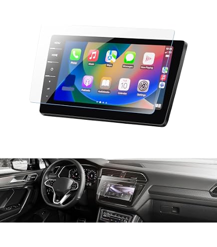 BROTECT Matte Entspiegelungsfolie Für Dodge Challenger Uconnect 8.4 (2015-2022), 2 Stück, Anti-Fingerprint