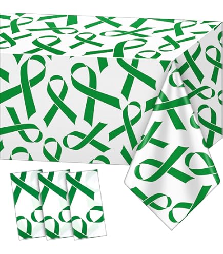 Mental Health Awareness Bookmarks - Bulk 48 Pack Green Ribbon Design With Inspirational Messages