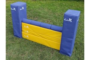 Callieway Turnier Agility Mauer „Bounce over - Soft“ – alle FCI Sprunghöhen (gelb/blau)