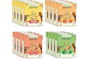 NATUREDIET Feel Good Selection Pack Complete Wet Food, 390g (Pack of 16) Packaging may vary