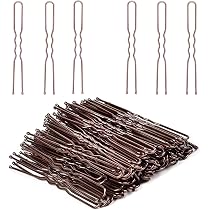 Mbsomnus U-förmige Haarnadeln Set – 150 Stück, 6 Cm, In Schwarz, Gold & Braun, Mit Aufbewahrungsbox, Für Alle Haartypen