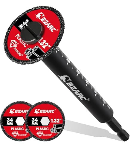 Ratchet Pipe Cutter Serplex® Inside Pipe Cutter For PVC Pipe Cutter, With Diamond Grit Cutting Wheel And Handle, Fit For 1-1/2 Inch To 8 Inch, 7 Inch Adjustable Cutting Diamond Grit Pipe Cutting Wheel - View #7