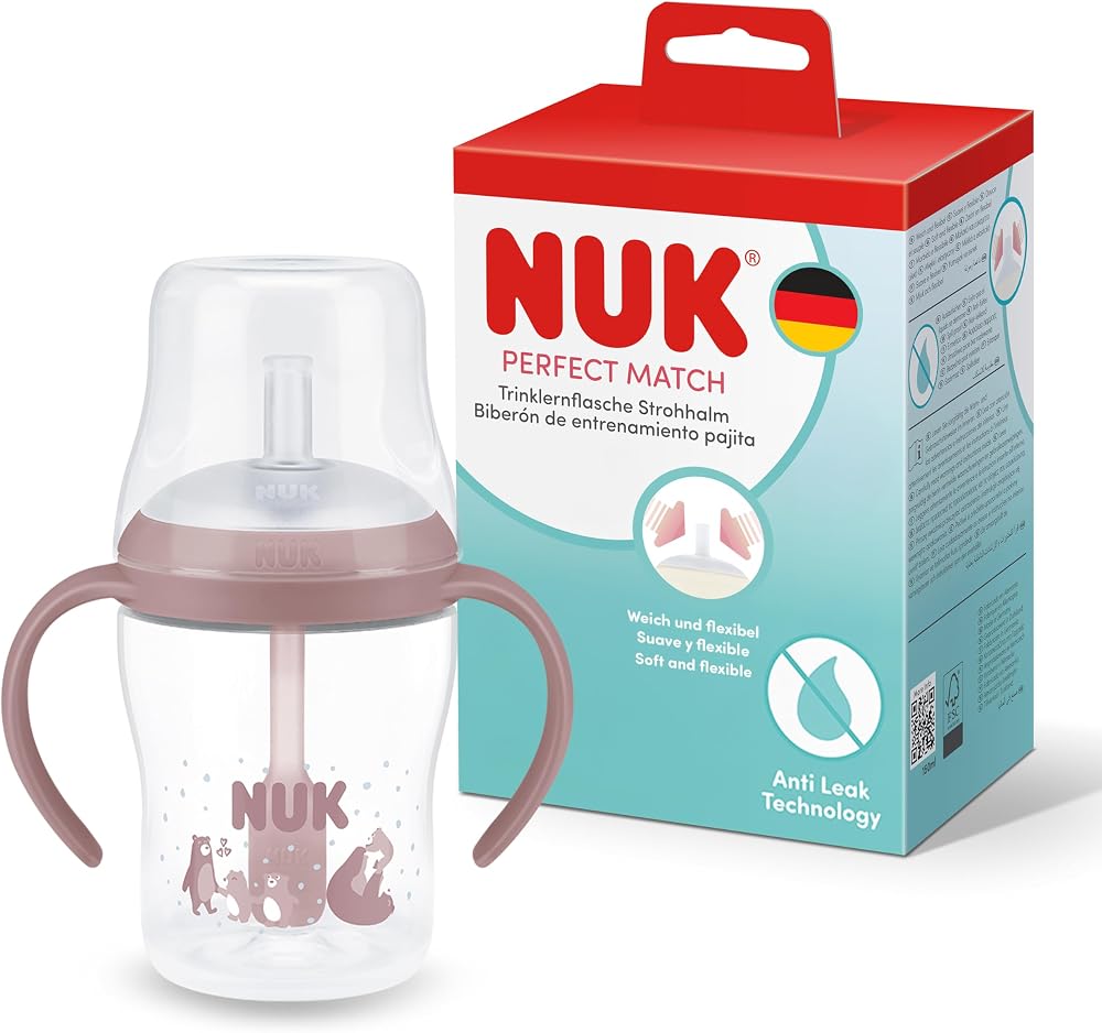 NUK PM Pipetli Alıştırma Bardağı, 150 ml, Pembe