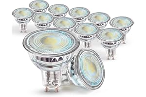 Mastery Mart GU10 LED Warmweiss Lampe, 4.5W Ersetzt 50W Glühbirne, 345 Lumen 2700K Warmweiß LED Leuchtmittle, Abstrahlwinkel 38° Flimmerfrei Strahler, Nicht Dimmbar Reflektorlampen, 10er-Pack