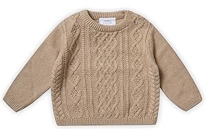 Stellou & friends Strickpullover für Jungen und Mädchen I Hochwertige Baby-Kleidung aus 100% Baumwolle - in diversen Farben erhältlich
