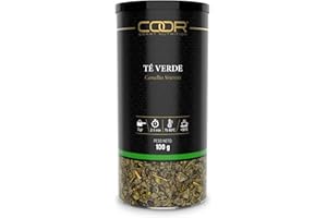 COOR SMART NUTRITION COOR - Té Verde - Formato de Bote de 100 g - Té Verde de Camellia Sinensis Sin Azúcares y Libre de Alérgenos - Indicado para Elaborar Bebidas Aromáticas e Infusiones