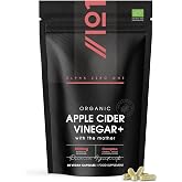 Organic Apple Cider Vinegar 1920mg - with Turmeric, Ginger & Cayenne Pepper - 60 Vegan Capsules – Raw Unfiltered with The Mot