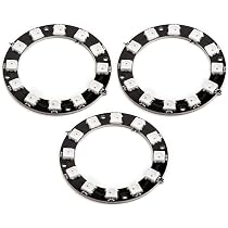 SOLDERED Schede di sviluppo - Anello LED, RGB, 7 LED, WS2812