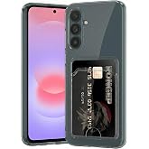 Rongep [Transparent-Kart B&ouml;lmeli] Samsung Galaxy A37 i&ccedil;in Şeffaf Kılıf Kamera Y&uuml;kseltili A 37 Koruyucu Esnek ve Hafif Tasarım