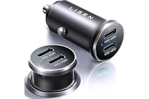 LISEN 90W Cargador Coche USB C Carga Rapida para iPhone 17 Pro Max, Cargador Mechero Movil Coche Toma Mechero 12V Accesorios Coche Camper para iPhone 16 e 15 Samsung S25 S23 Xiaomi Google MacBook iPad