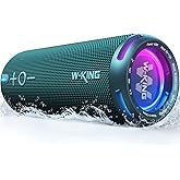 Amazon W-KING D320 Bluetooth Hoparl&ouml;r, 40W 360&deg; Surround Boombox, 24 Saate Varan &Ccedil;alma S&uuml;resi, IP67, Kablosuz Stereo TWS, Pow