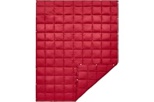 ‎KINGCAMP KingCamp Ultralekki koc podróżny, outdoorowy, wodoodporny, kompaktowy koc na kemping, piknik, podróż, 175 x 135 cm, kolor czerwonego wina