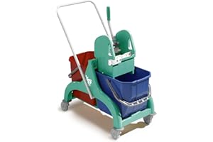 TTS Cleaning 00006083 Nick Carrello 30 litri con Maniglia, Verde