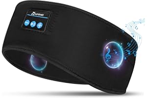 flintronic Cuffie per Dormire, Fascia Cuffie Bluetooth V5.0, Cuffie Fascia Sportiva, Cuffie Bluetooth Dormire Altoparlanti Stereo HD Uomo & Donna, Perfette per Dormire/Sport/Viaggi
