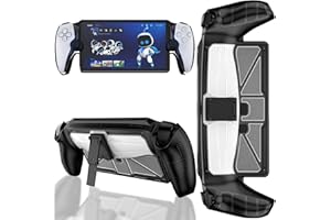 TXWLLIU Sony Schutzhülle Kompatibel mit PlayStation Portal, Stoßdämpfende Silikonhülle für PS5 Controller, Transparent & Schwarz