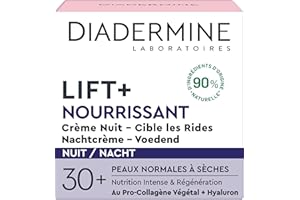 Diadermine - Lift+ - Nourrissant - Crème de Nuit Anti-Rides Ultra Fermeté - 50 ml