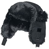 Urban Classics Cappello in Nylon Trapper, Nero, Taglia Unica Unisex-Adulto