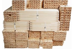 Kunstbruder Barre per telaio XXL in legno resistente per tela, pittura e tela fai da te (vari formati) con cunei in legno pronti da montare (40 x 50 cm)