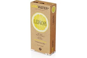 LANGWATER+ Estratto Naturale di Frutta per Acqua Gusto Limone - Aroma Acqua Zero Calorie - Soluzione Istantanea Senza zucchero - Compatibile con Sistema Filtrazione The Well
