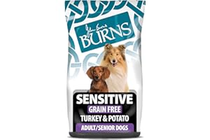 Burns Pet Nutrition Complete Dry Hypoallergenic Dog Food For Sensitive Dogs Turkey & Potato, 2 kg