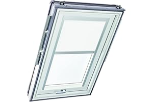 Oryginalna Roleta Roto Exclusiv ZRE Roleta wewnętrzna do okien dachowych do Designo R6/R8, i8, Classic 64/84 Ochrona prywatności i ochrona przed olśnieniem Profil srebrny 074/118 | 07/11 Biały