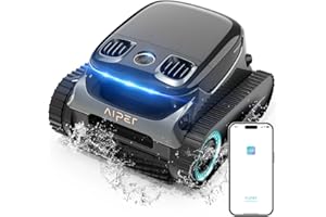 AIPER Robot Piscine Scuba S1 Pro 2025 sans Fil Fond, Parois et Ligne d’Eau, 180 Minutes d'Autonomie, Filtration 360°, Aspirateur Piscine pour Piscines Enterrées jusqu'à 200㎡