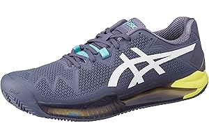 ASICS Resolution 8 Clay Scarpa da Tennis per Uomo Blu Bianco