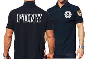 feuer1 Polo bleu marine New York Fire Department 343" Work