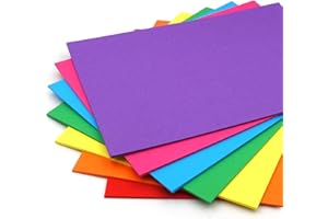 Rothmill A4 Premium Coloured Paper, 120gsm Multicoloured Paper Pack with 7 Rainbow Colours, Ideal for Arts and Craft, Office and Stationery Use - 100 Sheets