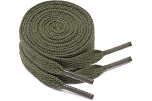 GOODSALEOK 2 Pares de Cordones Planos de 8mm Deporte Para Zapatillas Deportivas Adultos Resistente al Desgaste Presente