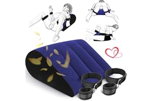 WREGMGG 𝙨𝙚𝙭 𝙩𝙤𝙮 Almohada Hinchable con Protector de Rodillas, ¡descansa cómodamente Mientras cuidas Tus Rodillas!