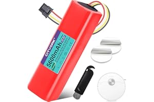 CITYORK 14.4V/5600mAh Li-ION Batterie pour Dreame L10 L10s D10 D10s Pro/Plus, pour Dreame Z10 Pro D9 F9 Max/Pro, pour Xaiomi Roborock S7 S6 S5 S55 S50 Max/Maxv/Ultra Batterie