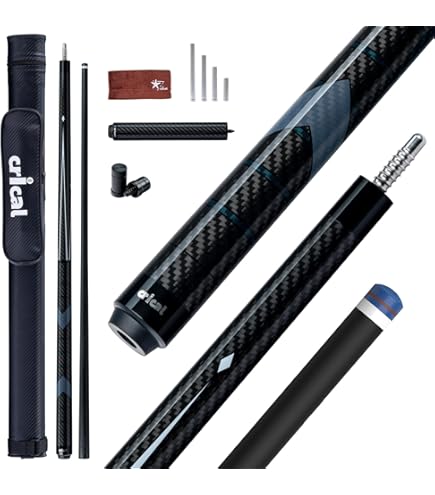 BCUE Maple Pool Cue Stick 58" Pool Sticks For Adults Professional Billiard Cue Sticks With 5/16*18 Pin Joint And 12.5mm Tip