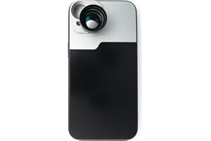 SYSTEM-S Zoom Linse 3X Tele Objektiv Filter mit Hülle in Schwarz für iPhone 13