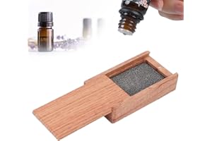 FYEARFLY Diffusore di oli essenziali in legno, Diffusore di oli essenziali in legno di pero rosso Diffusori di oli essenziali portatili compatti per aromaterapia per auto da ufficio domestiche