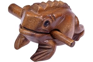 LOGOPLAY HOLZSPIELE LOGOPLAY Klangfrosch Gr. 5 - Klang Frosch - Klangtier - Musik Frosch - Musik-/Percussion-Instrument aus Holz