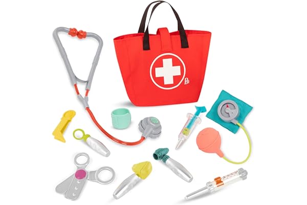 B. Toys - Kit de Soins pour Mini-médecins - Jeu de Docteur - Outils de médecin réalistes - Jeu d'éveil pour Tout-Petits et Enfants - Jouet éducatif - 18 Mois et +