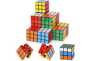 FORMIZON Mágico Cubo Speed, 16 Mini Cubos de Velocidad, Magic Cube Puzzle, Rompecabezas Juguetes Juego de Cubos para Fiestas (3x3x3 cm)